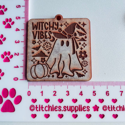 Witchy Vibes Keyring Mould, 5mm Thick