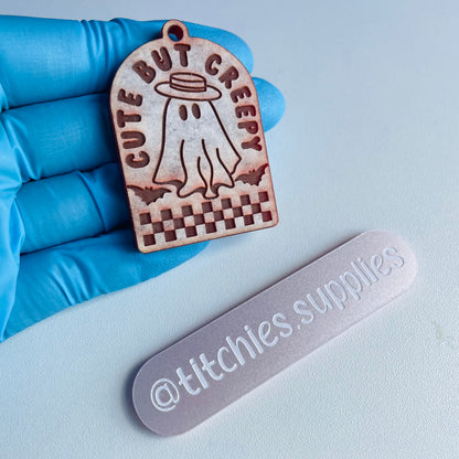 Cute But Creepy Keyring Mould, 5mm Thick