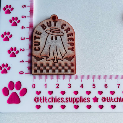 Cute But Creepy Keyring Mould, 5mm Thick