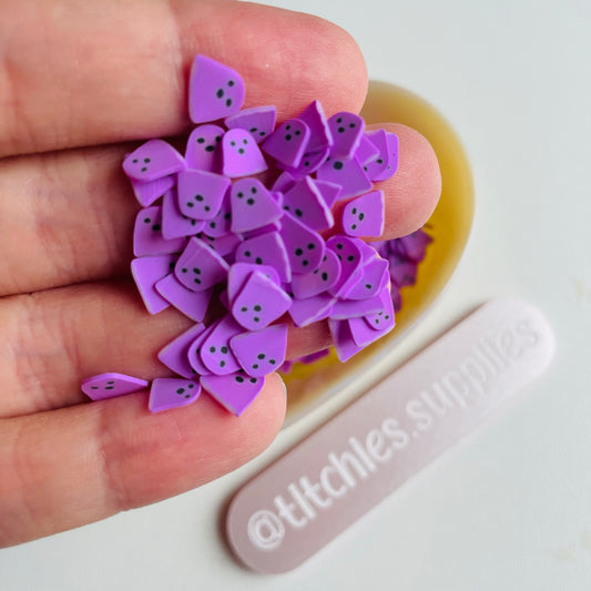 Lilac Ghost Clay Slices