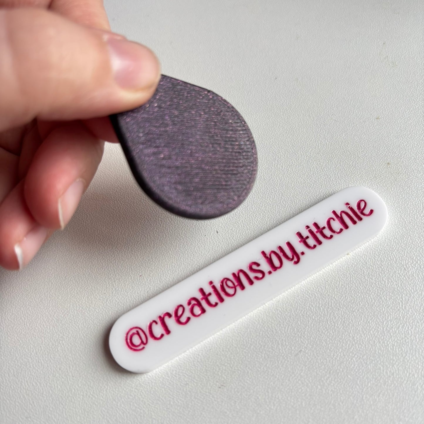 NFC Electronic Business Card Tags  - Plain Round