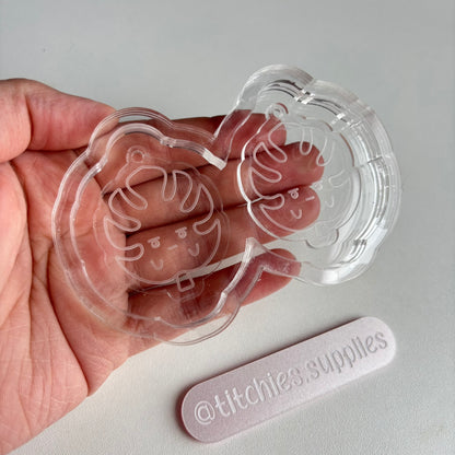 Cute Monstera Leaf Earring Mould