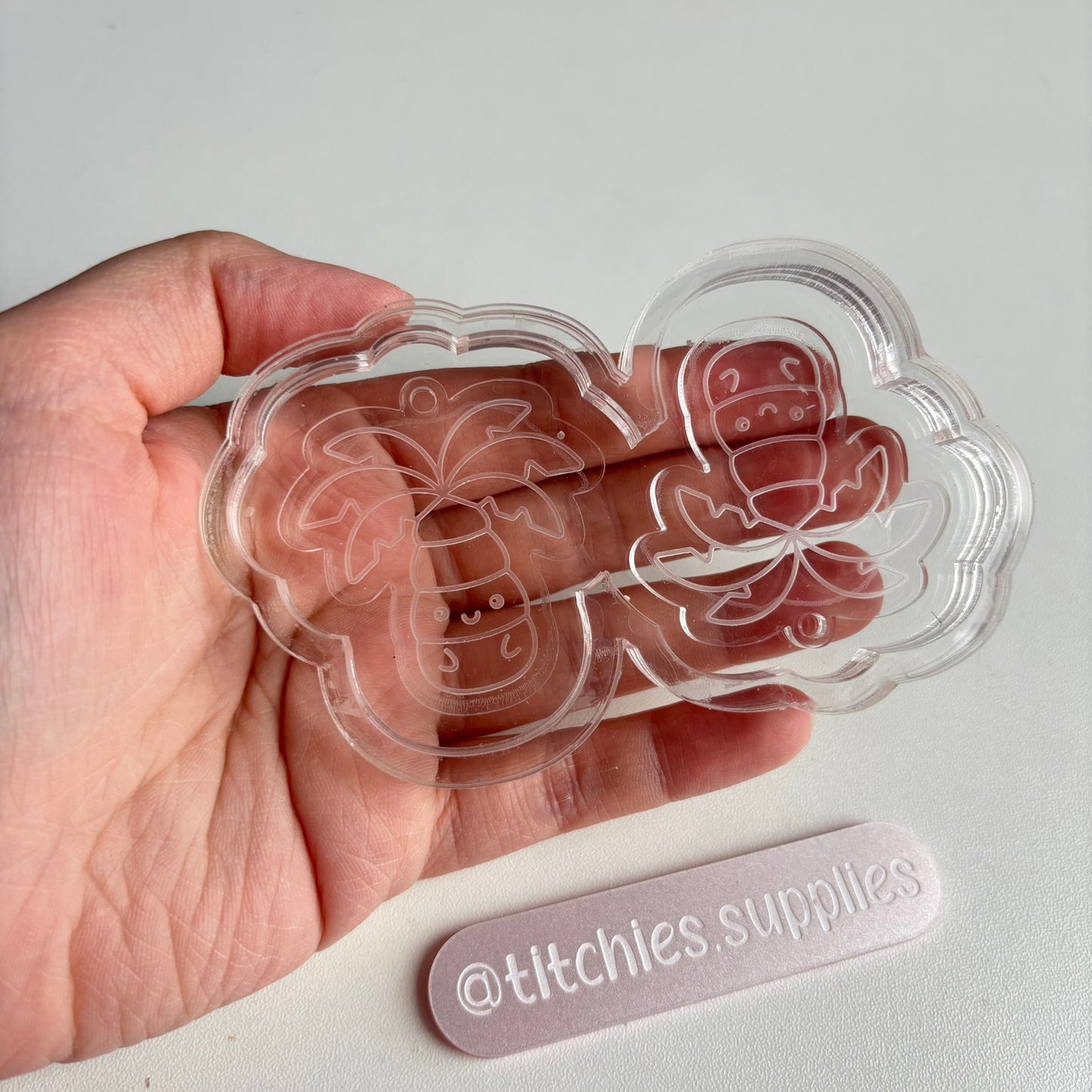 Cute Palm Tree Earring Mould