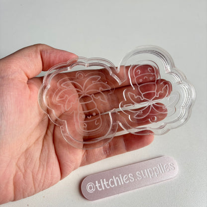 Cute Palm Tree Earring Mould