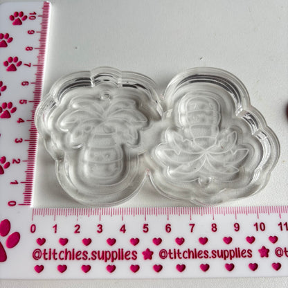 Cute Palm Tree Earring Mould