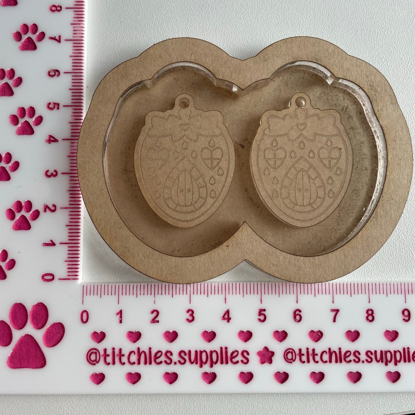 Strawberry Cottage Earring Mould