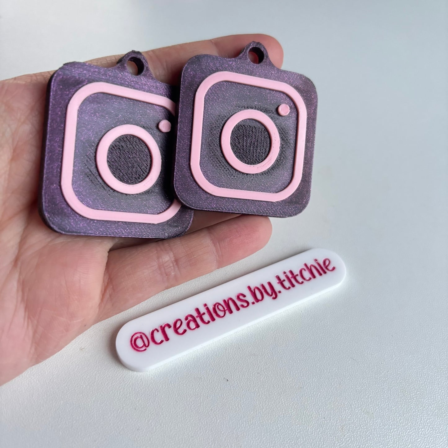 NFC Electronic Business Card Tags - Square Instagram