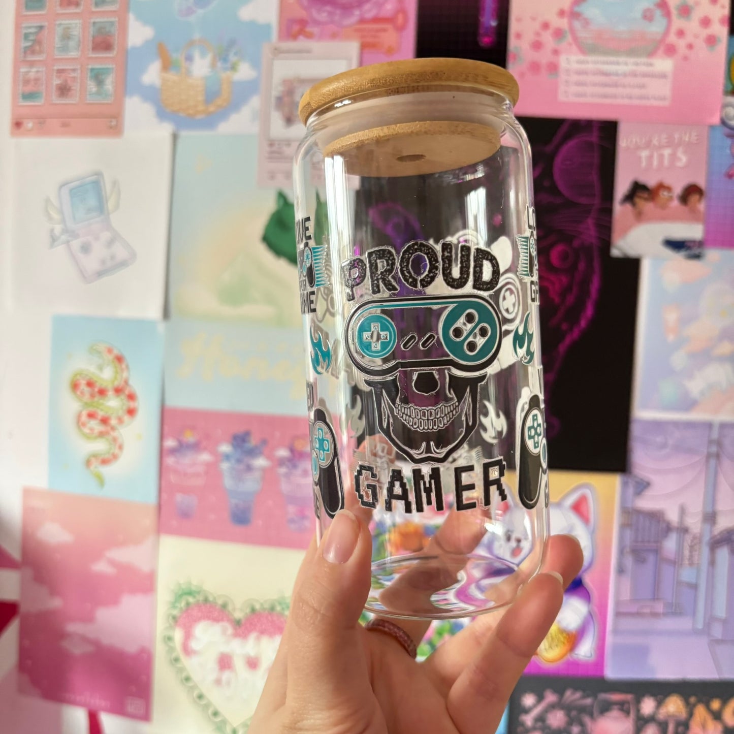 Pro Gamer 16oz Glass Can