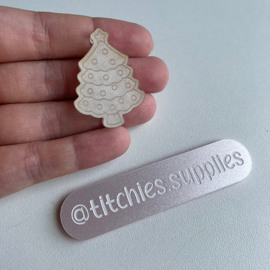 Christmas Mould - Cute Tree, 6mm Thick