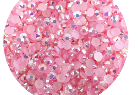 3mm Resin Rhinestones - Baby Pink