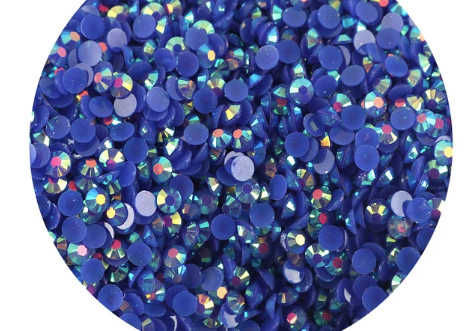 3mm Resin Rhinestones - Royal Blue