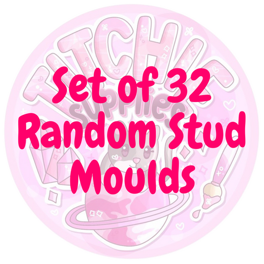Set of 32 Moulds with 2, 4 or 6 Cavities. 32 Random Designs.
