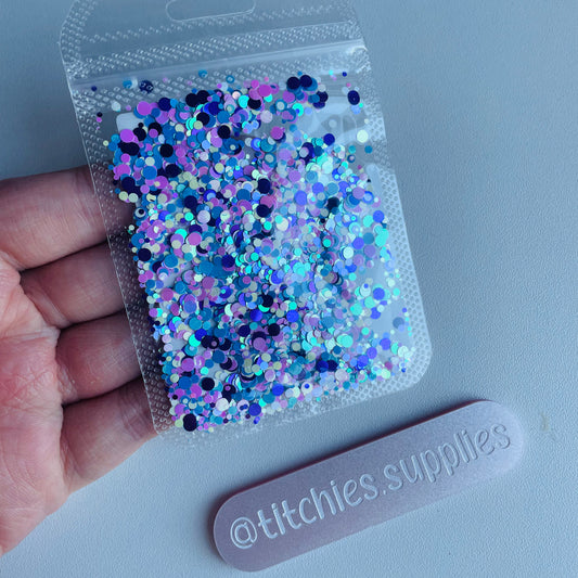 Spots Confetti - Purple/Blue/Pink/White