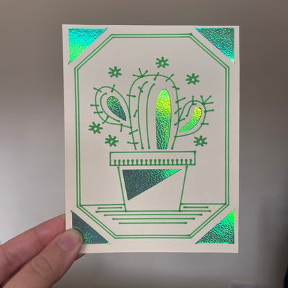 Handmade Card - Cactus