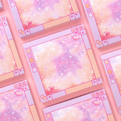 UC - Pink Galaxy Sticky Notes