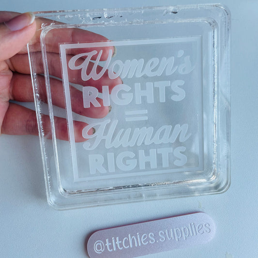 Women’s Rights Coaster Mould, 5mm Thick