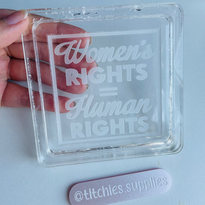 Women’s Rights Coaster Mould, 5mm Thick
