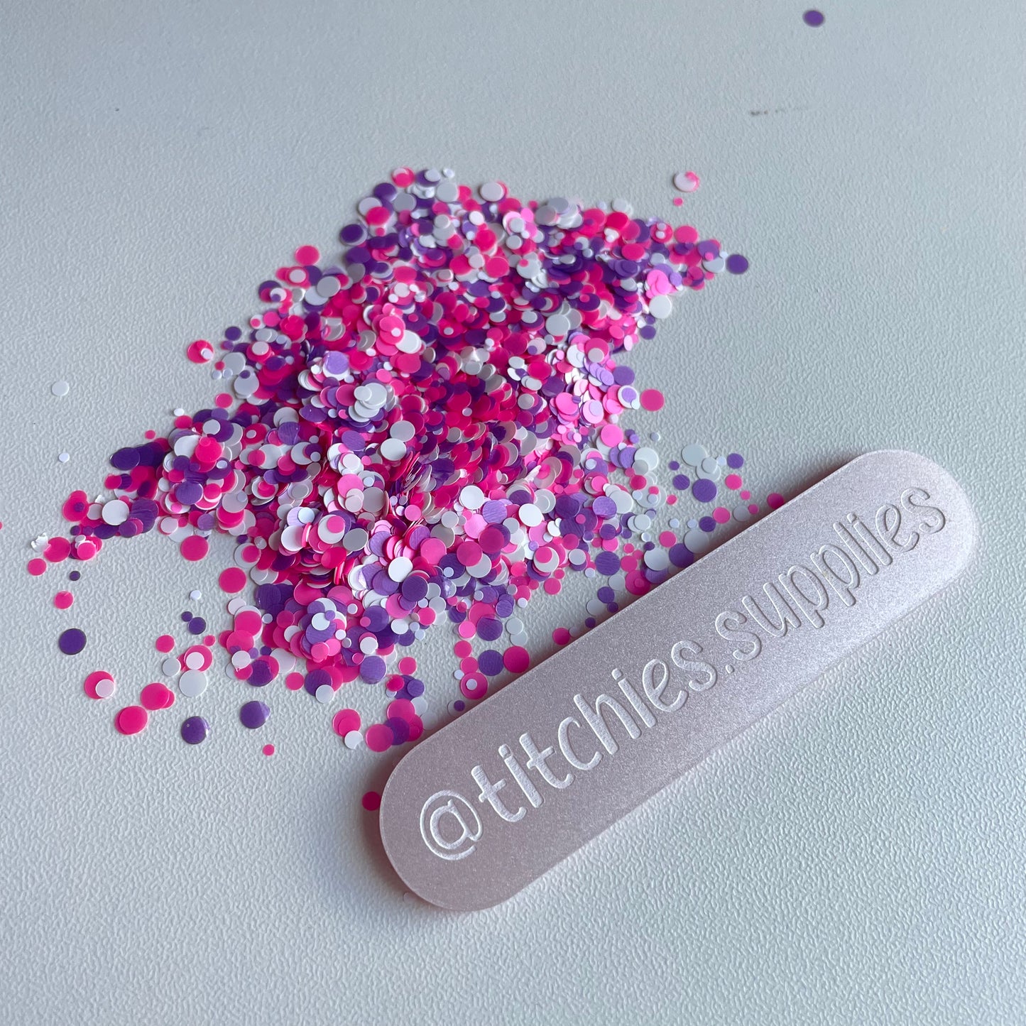 Spots Confetti - Pink/White/Purple