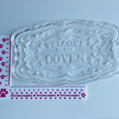 Welcome to our Coven Wall Hanging Plaque Mould, 6mm Thick