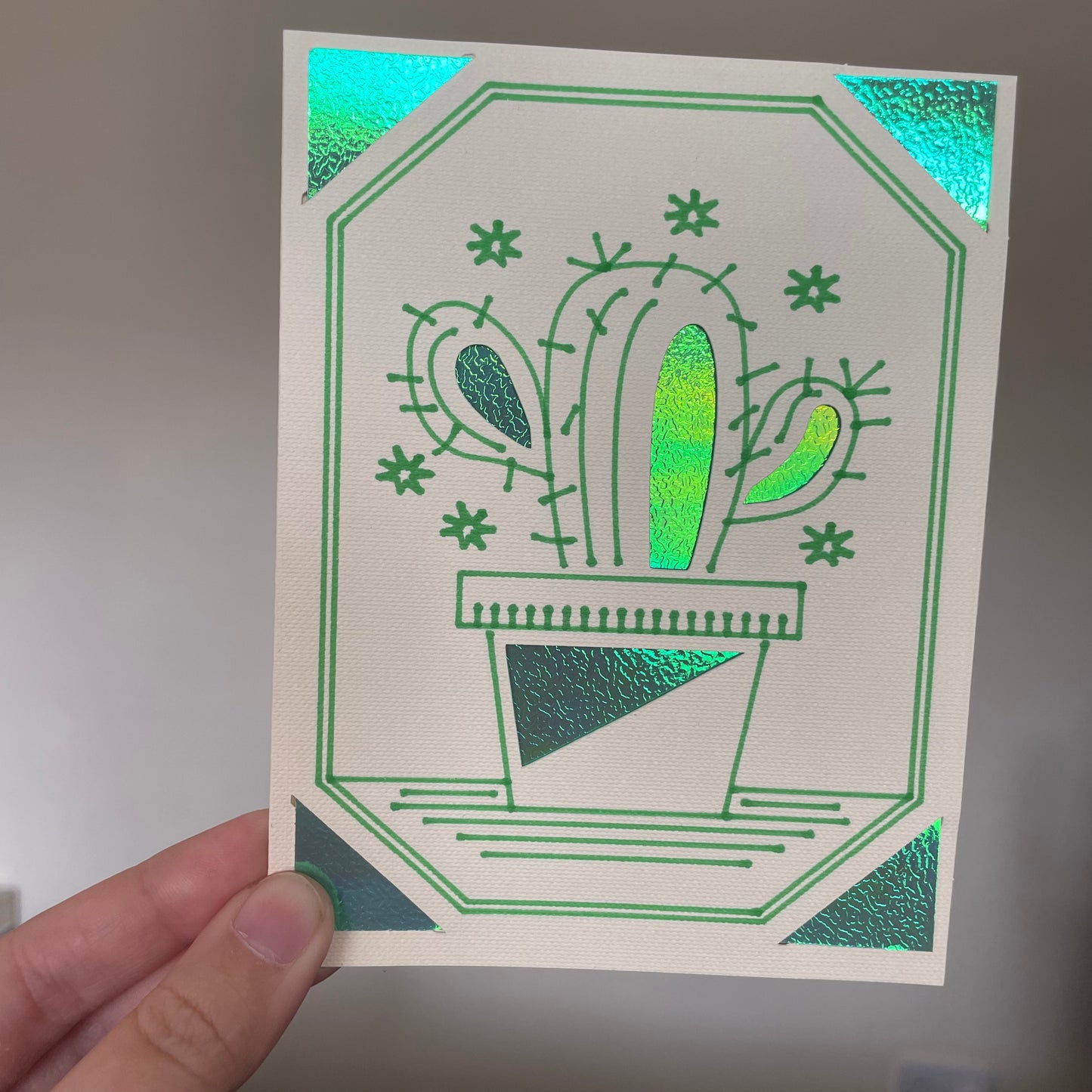 Handmade Card - Cactus