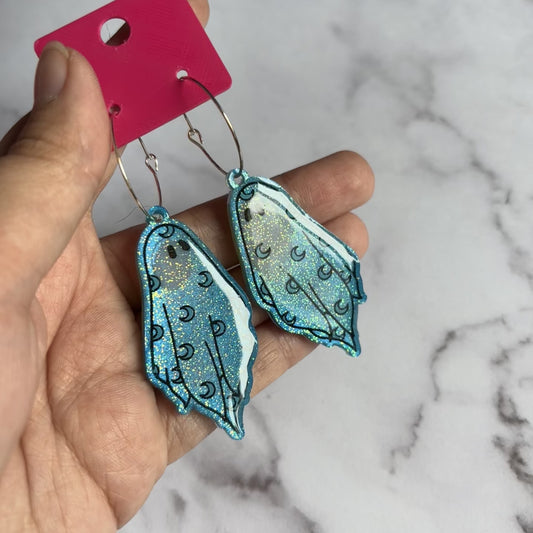 Blue Moon Ghostie Earrings