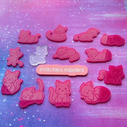 The Ultimate Cute Cat Collection Moulds - Choose Your Design