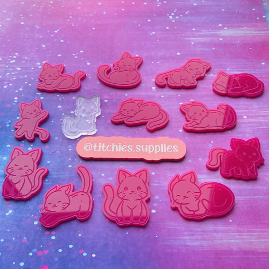 The Ultimate Cute Cat Collection Moulds - Choose Your Design