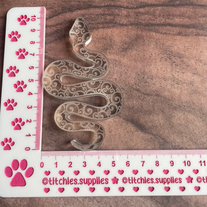 Swirly Snake Mould, 6mm Thick