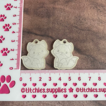 Cute Fox Earring Mould