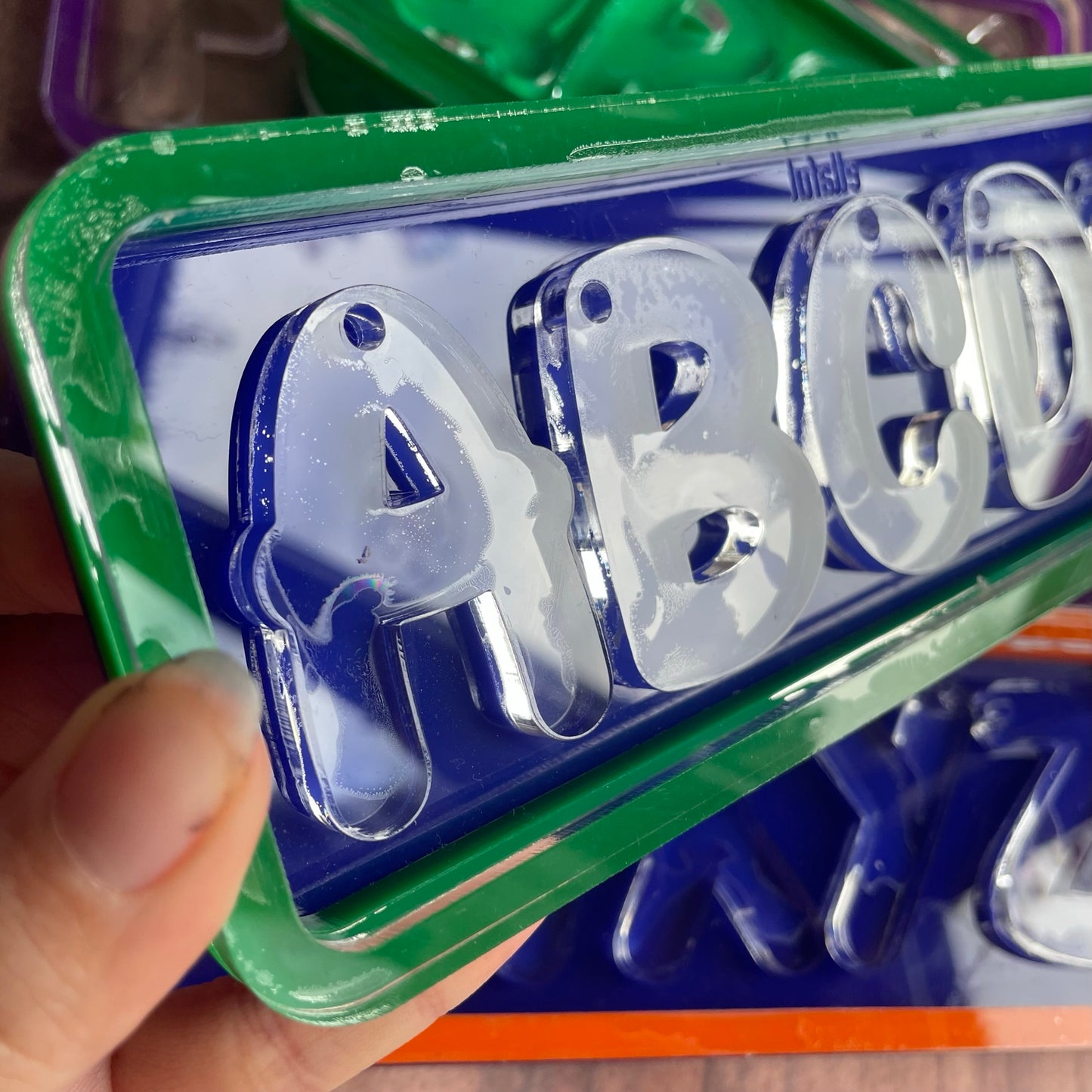 Predrilled Chonky Alphabet Keyring Mould