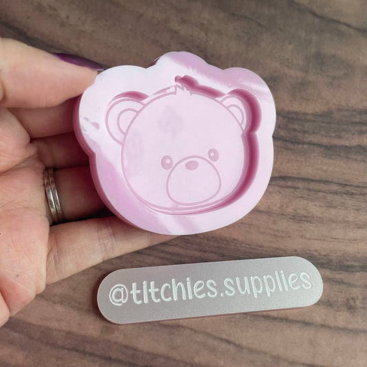 Teddy Face Mould, 5mm Thick