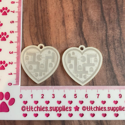 Arcade Heart Earring Mould