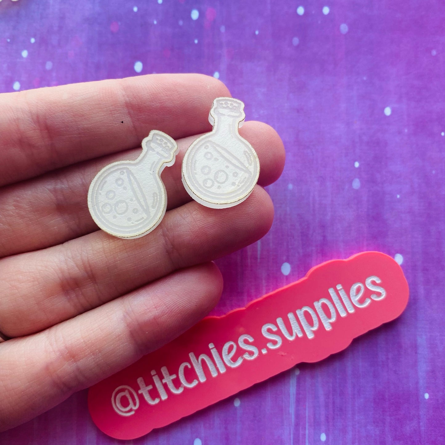 Spooky Pair Stud Earrings Mould - Choose the Design