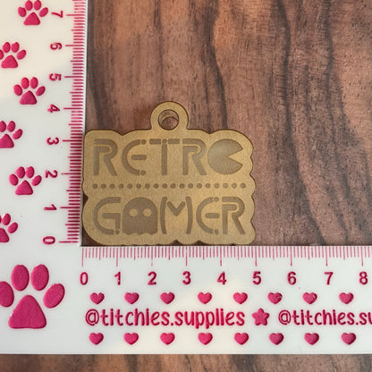 Retro Gamer Keyring Mould, 6mm Thick