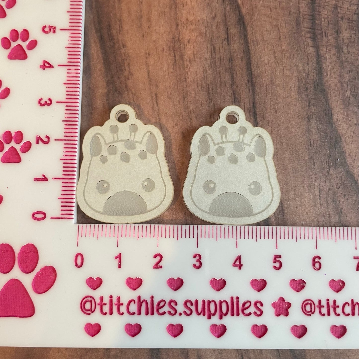 Kawaii Giraffe Earring Mould