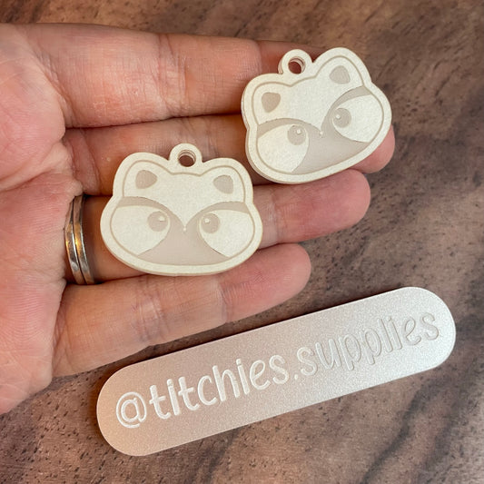 Kawaii Raccoon Earring Mould