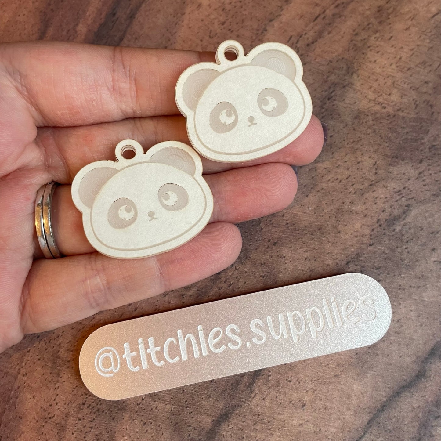 Kawaii Panda Earring Mould