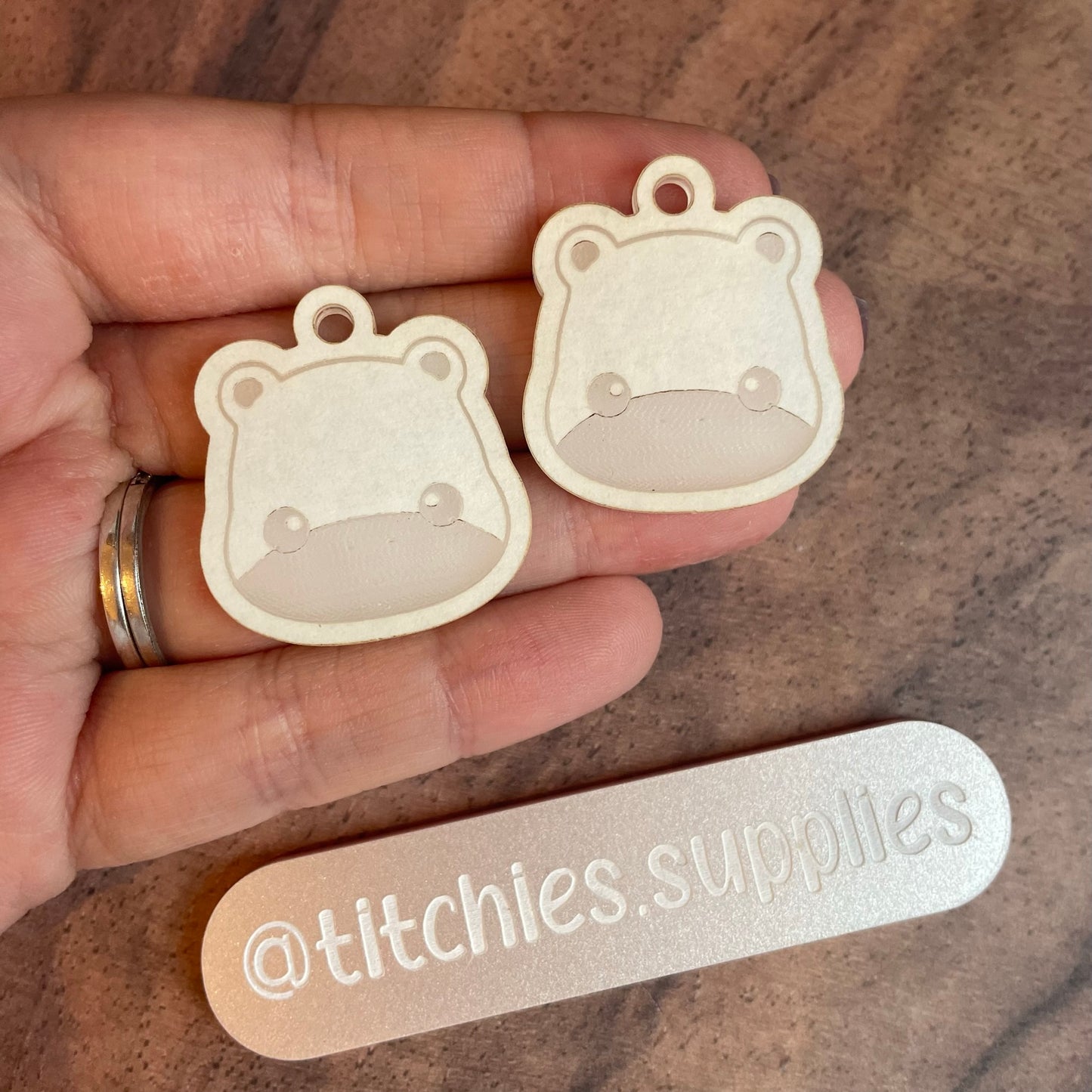 Kawaii Hippo Earring Mould