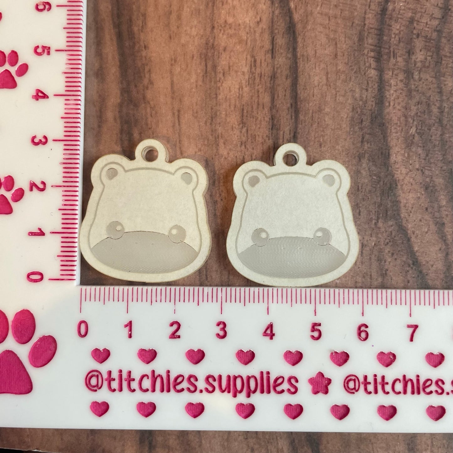 Kawaii Hippo Earring Mould