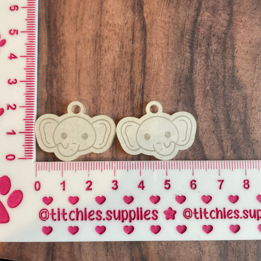 Kawaii Elephant Earring Mould