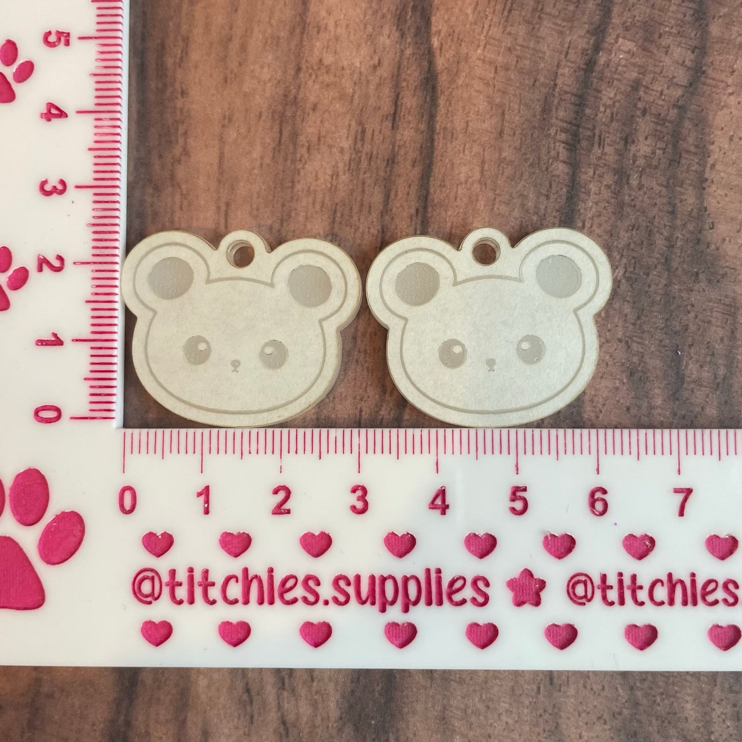 Kawaii Mouse Earring Mould