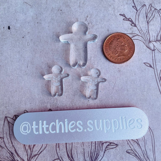 3 x Skeletons Mould, 6mm Thick