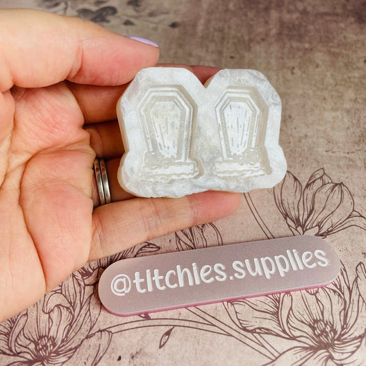 Gravestone Earring Mould