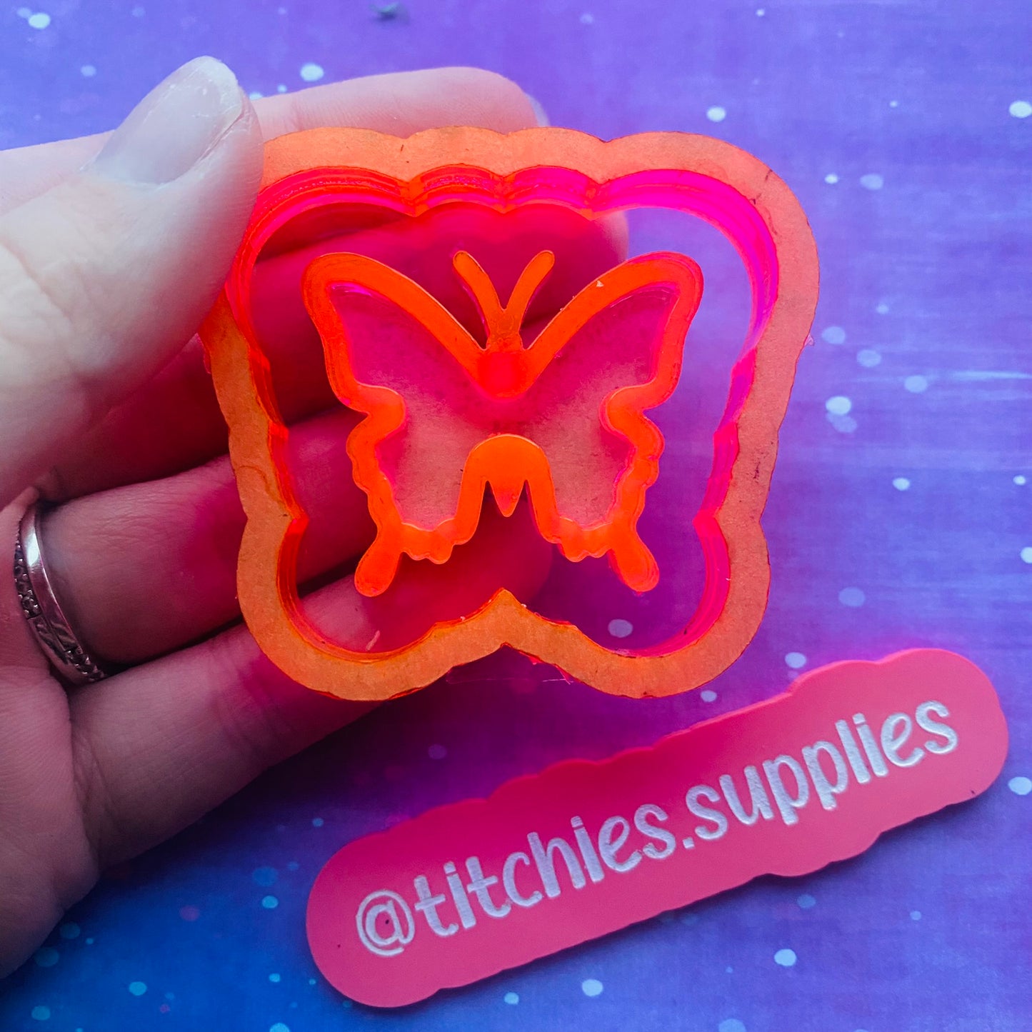Butterfly Shaker Mould, 8mm Thick
