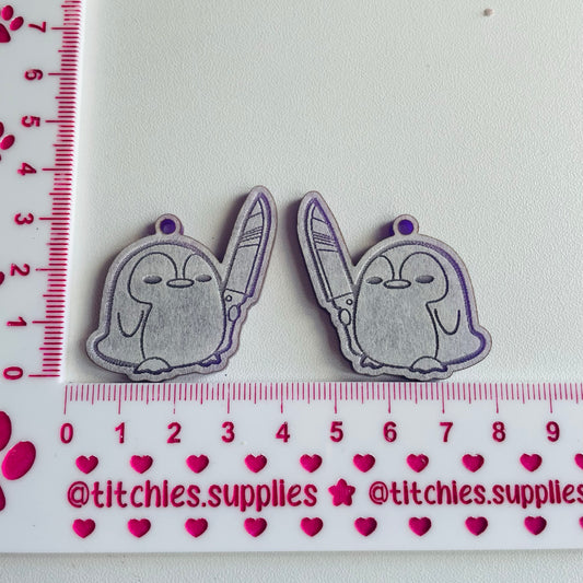 Stabby Penguin Earring Mould