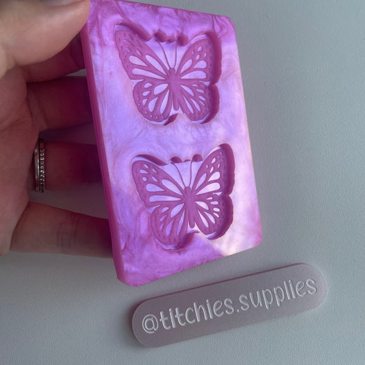 Engraved Butterfly Earring Mould