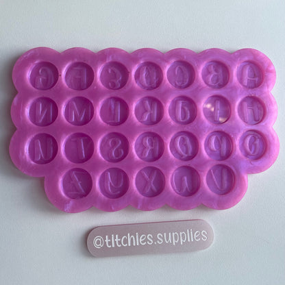 Alphabet Token Palette Mould