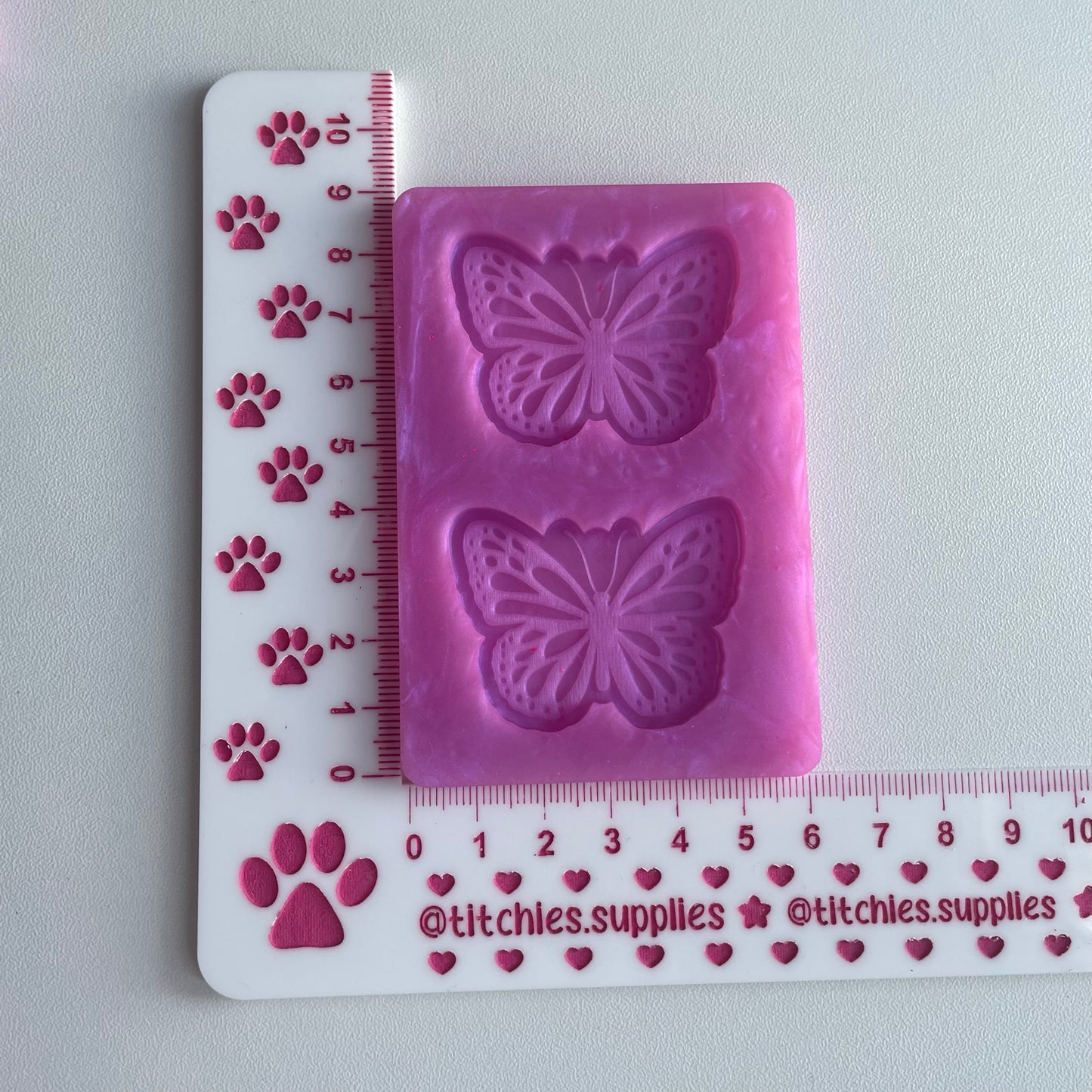 Engraved Butterfly Earring Mould