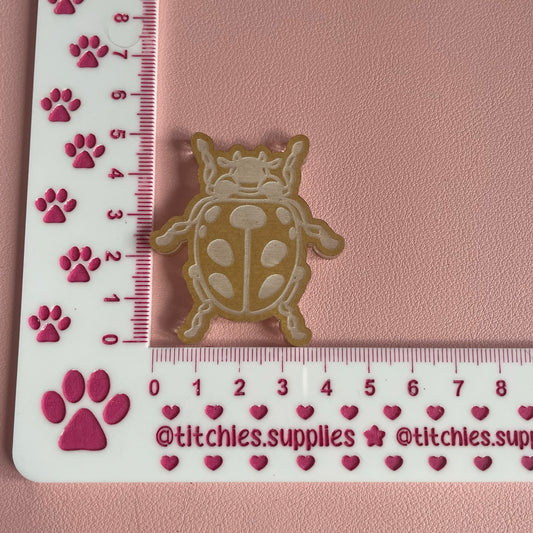 Destash Blanks - 6mm Thick, Ladybird