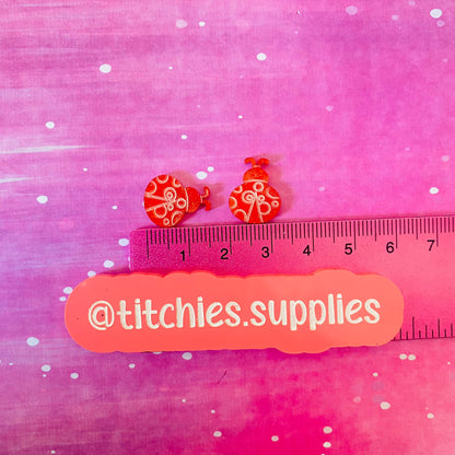 Tiny Ladybird Stud Earring/Filler Bit Mould